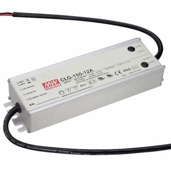 LED Trafo Netzteil 12V DC 11A 132W MEAN WELL (CLG-150-12A) MW IP65 Meanwell