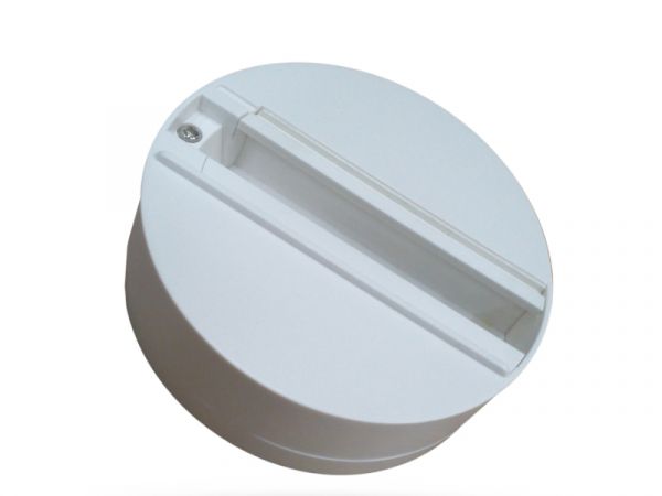 ML 230V Schienensystem Adapter für Pendel- Leuchten, Rund Weiß