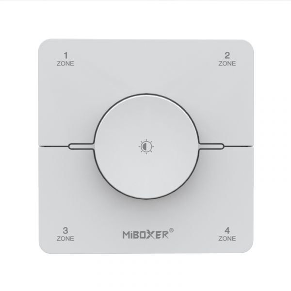 2in1 Wandsteuerung 4-Zonen CCT 2,4 GHz, weiß Miboxer