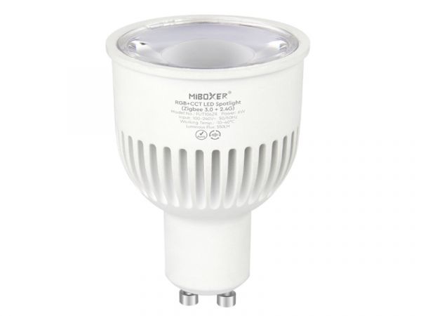 GU10 LED Strahler | Spot RGB+CCT 6W dimmbar Zigbee 3.0 + 2.4G RF 550Lm 230V Miboxer