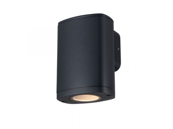 Wandlampe | Wandleuchte ZEVI EL IP54 Schwarz GU10