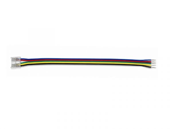 Steckverbinder Anschluss mit 15cm Kabel für 12mm COB RGBCCT-Streifen