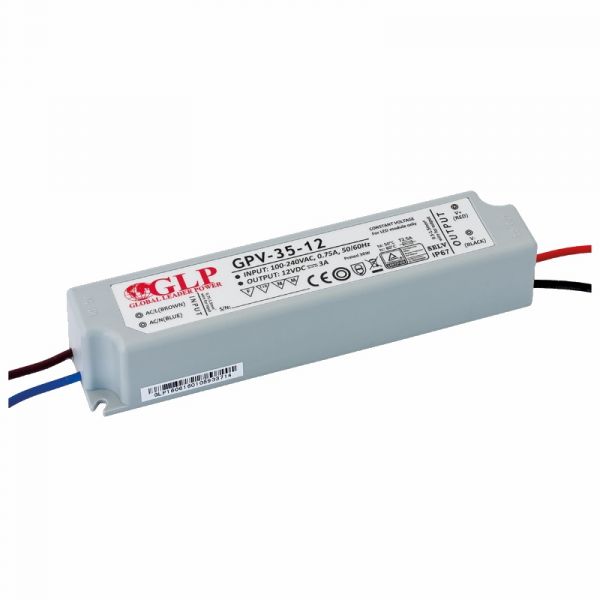 LED Trafo Schaltnetzteil 25W 5A 5V wasserfest GLP (GPV-35-5) IP67