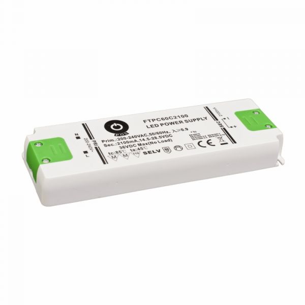 LED Trafo 1400mA Konstantstrom 59,9W 21-42,5V Slim Line Netzteil (FTPC60C1400)MM