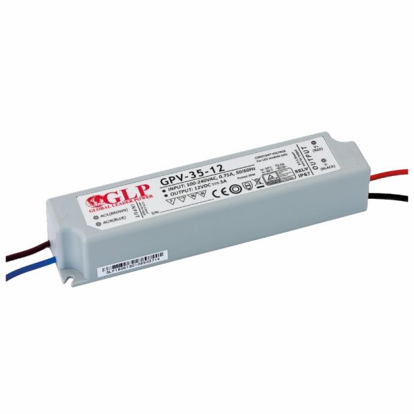 LED Trafo Schaltnetzteil 25W 5A 5V wasserfest GLP (GPV-35-5) IP67