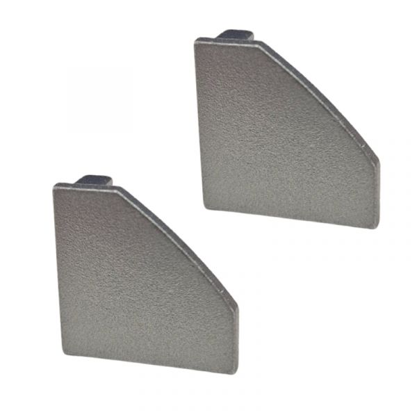 ALU Profil Schiene CORNER Ecke Leiste (18x12mm) anthrazit grau für LED Streifen