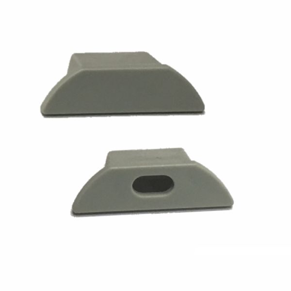 2x Endkappen/Endstück für das Aluminium Profil MICRO zum aufstecken