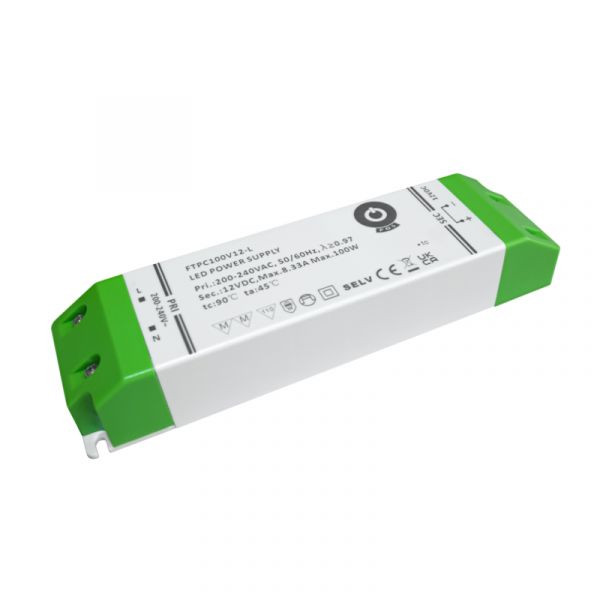 LED Trafo / Netzteil 12V 90W 7.5A PFC Schaltnetzteil Slim Line (FTPC100V12-L) MM