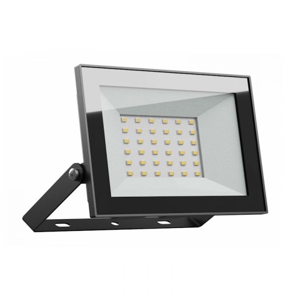 LED Scheinwerfer / Fluter / Strahler 30W 2500lm schwarz IP65 Außenstrahler