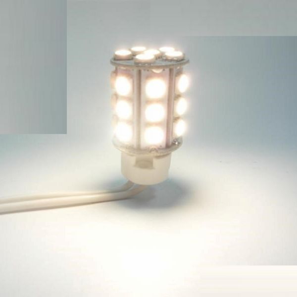 G4 LED Stiftsockel Zylinder 27x 3 Chip SMDs 432Lm 3,5W 12V/DC warm weiß
