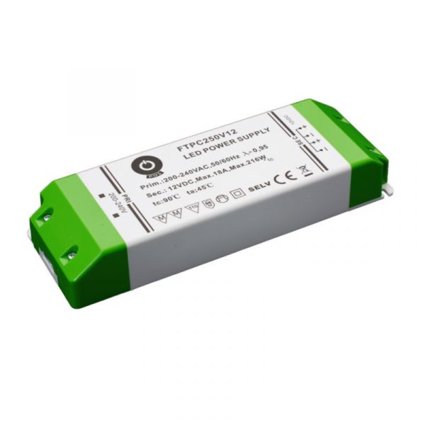 LED Trafo 12V 216W 18A Slim Line Netzteil (FTPC250V12) MM Möbel Schaltnetzteil