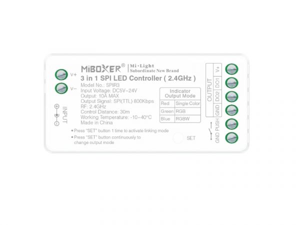 3in1-SPI-LED-Controller RGB/RGBW/Singlecolor 2.4GHz 5-24V Miboxer