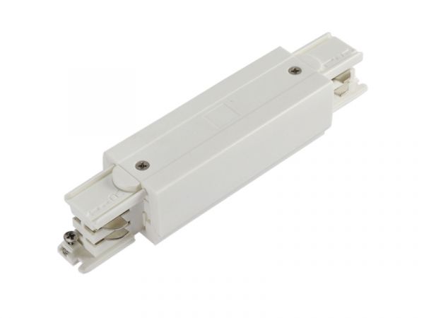 ML 230V Schienensystem Verbinder mit Einspeisemöglichkeit, weiß