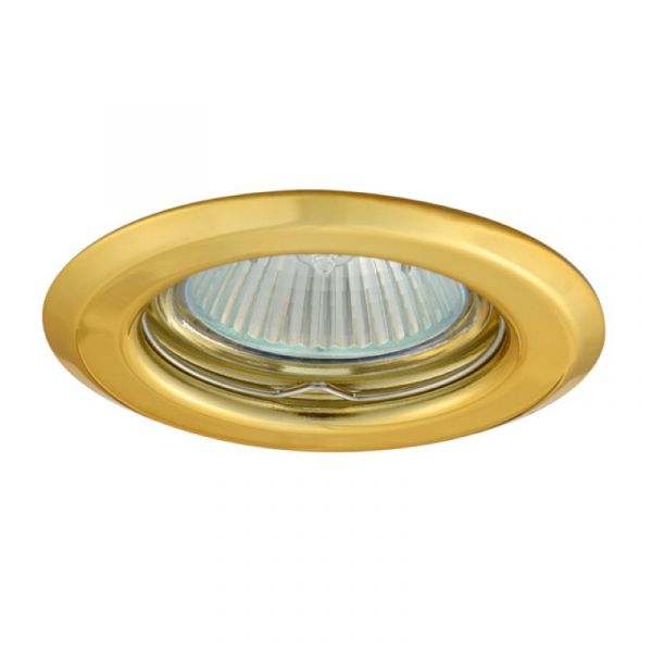 Einbaurahmen für MR16/GU10 rund Kanlux "ARGUS" 60mm DA gold, starr