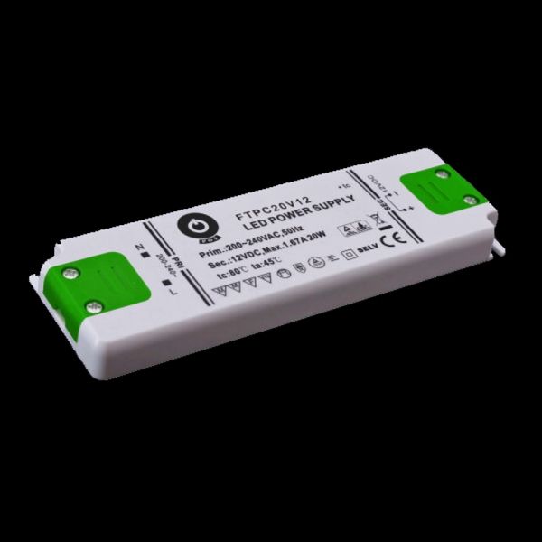 Slim Line LED Trafo / Netzteil mit PFC 24V/DC 20W 0,83A (FTPC20V24-C2) MM