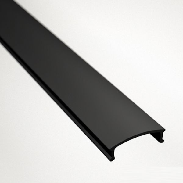 1m Klick Abdeckung Typ 1 in dunkel black / schwarz