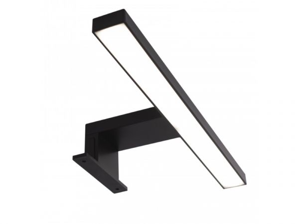 LED Spiegelleuchte | Möbelleuchte AMBER – 4,5W 550lm 230V Schwarz