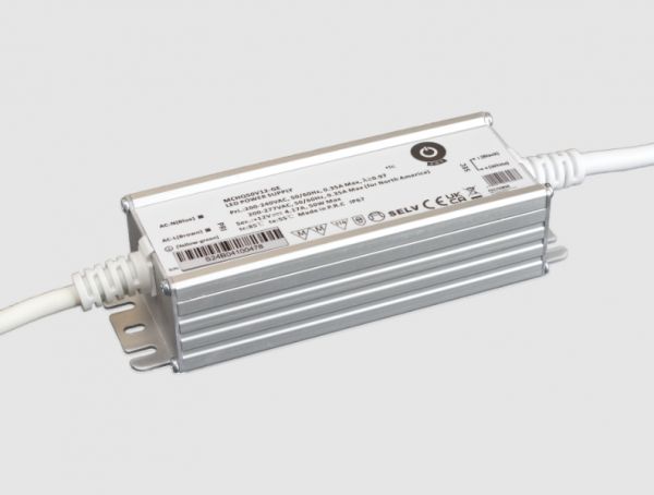 LED Trafo | Netzteil 12V/DC 4,17A 50W mit PFC wasserfest (MCHQ50V12-GE) IP67