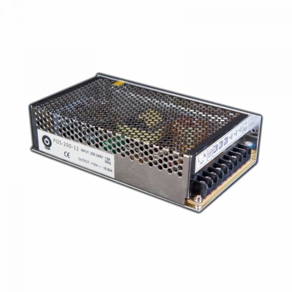 LED Trafo SMD Netzteil 12V/DC 200W 16,6A (POS-200-12-C) Power Supply