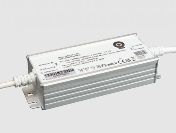 LED Trafo Netzteil aktive PFC Funktion 24V 100W 4,17A MM (MCHQ100V24-GE) IP67