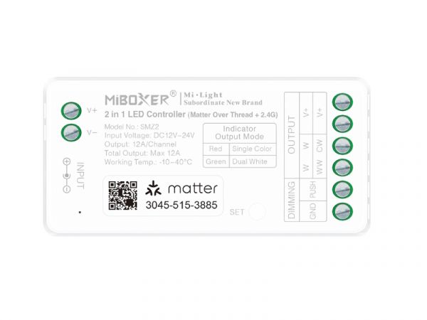 2in1 LED-Controller Matter Over Thread+2.4GHz 12A Miboxer