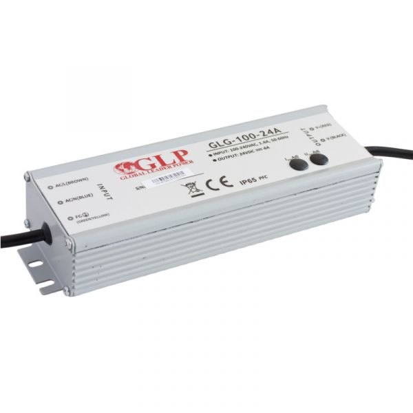 LED Trafo Netzteil mit PFC 24V 100W 4,2A wasserfest GLP (GLG-100-24A) IP67