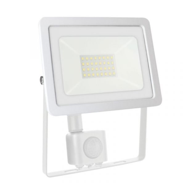 LED Fluter / Scheinwerfer / Strahler 20W 1700Lm mit Bewegungsmelder weiß IP44