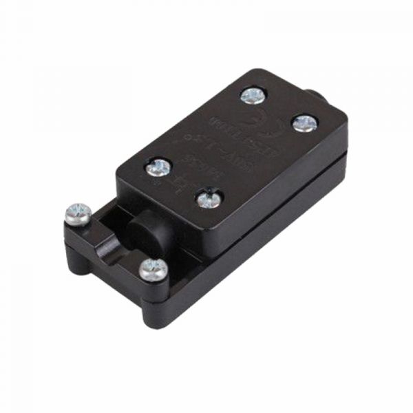 Kabel Verbinder / Muffe im isoliertem Kunststoff Gehäuse schwarz IP54