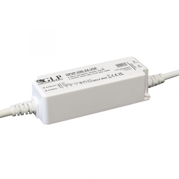 LED Trafo SMD Netzteil 100W 4,16A 24V wasserfest GLP (GPVP-100-24-VSP) IP67