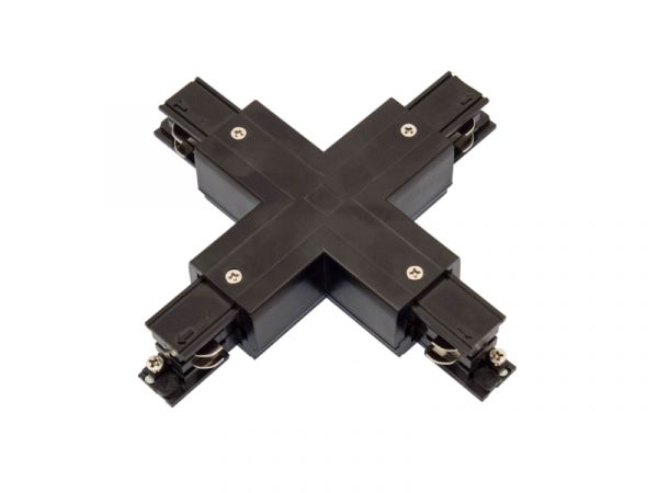 ML 230V Schienensystem X-Verbinder, schwarz