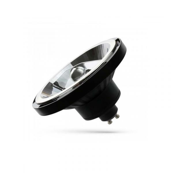 ES111/AR111-GU10 LED Spot/Strahler 45° 12W 230V 1200Lm pur weiß, G: schwarz