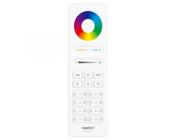 8-Zonen-RGB+CCT-Fernbedienung weiß Miboxer